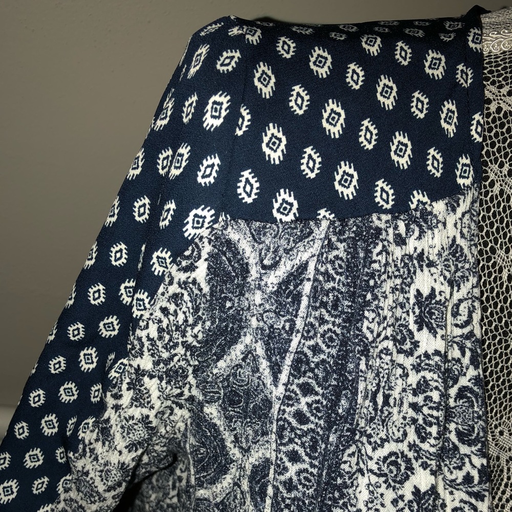 Mix-Patterned Cardigan - Picture 2 of 4